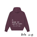 Sudadera Beer Club Granate