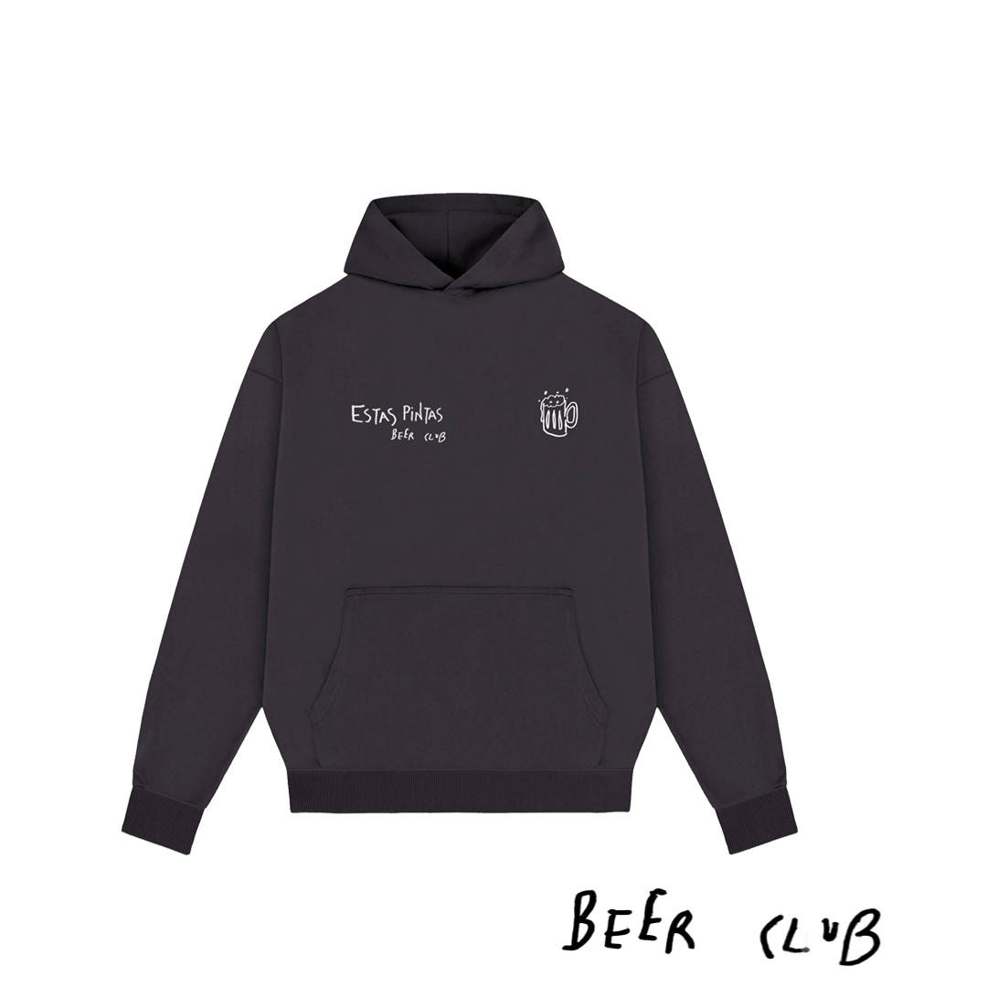 Sudadera Beer Club Negra