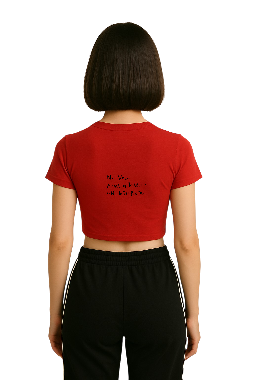 Camiseta crop The Face