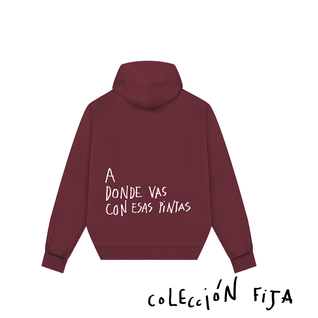 Sudadera granate