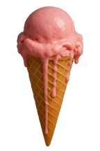 Helado de fresa