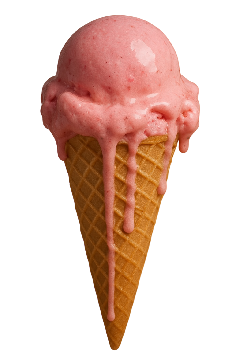 Helado de fresa