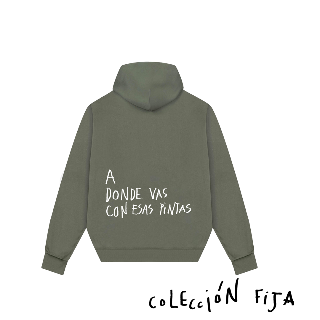 Sudadera oliva