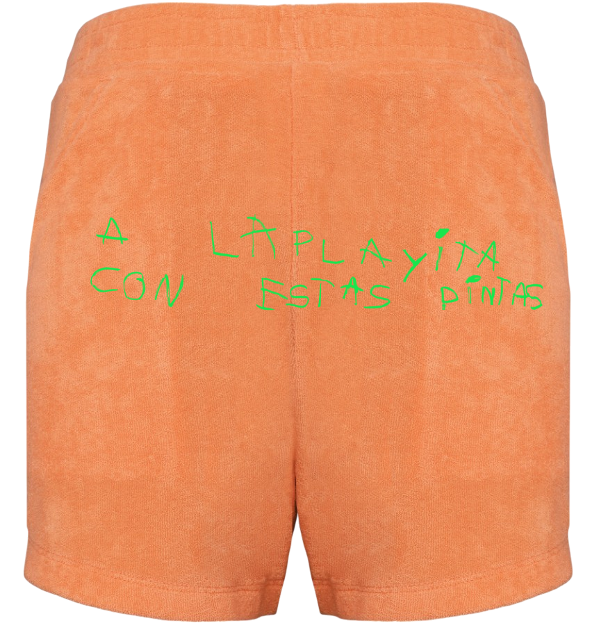 Pantalón corto rizo
