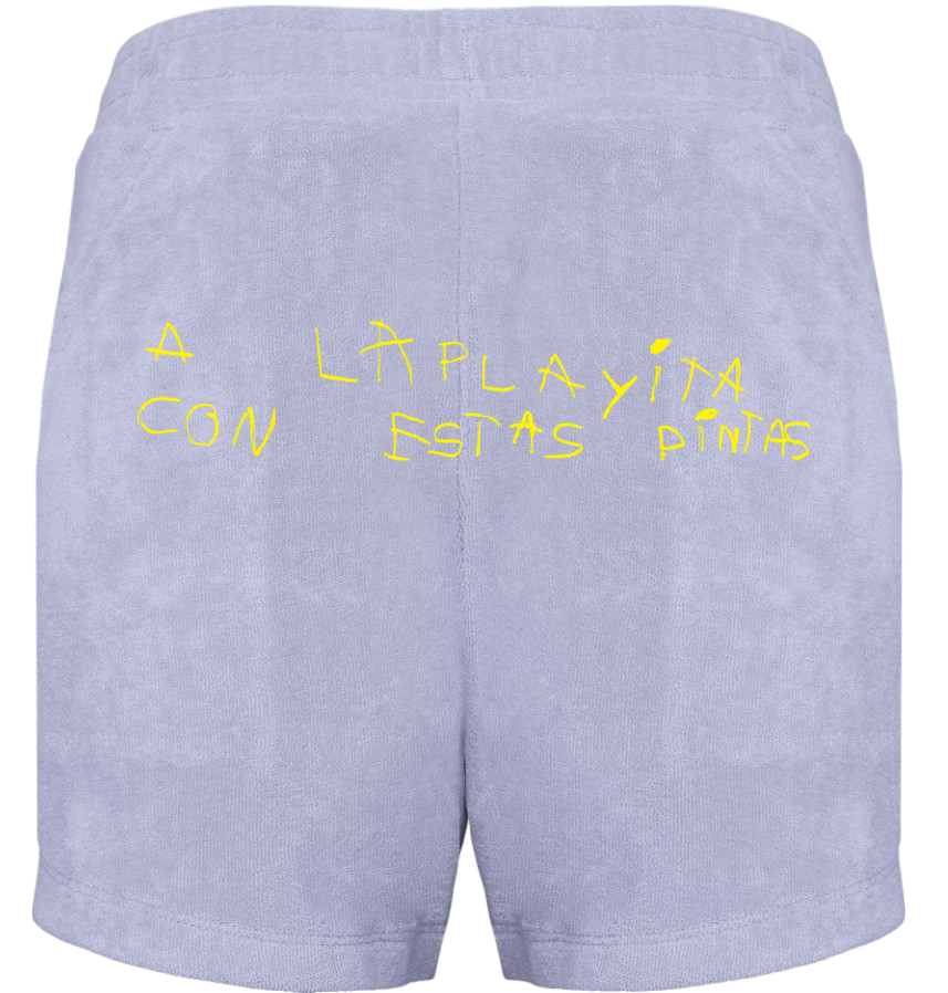 Pantalón corto rizo