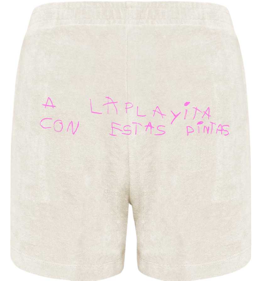 Pantalón corto rizo