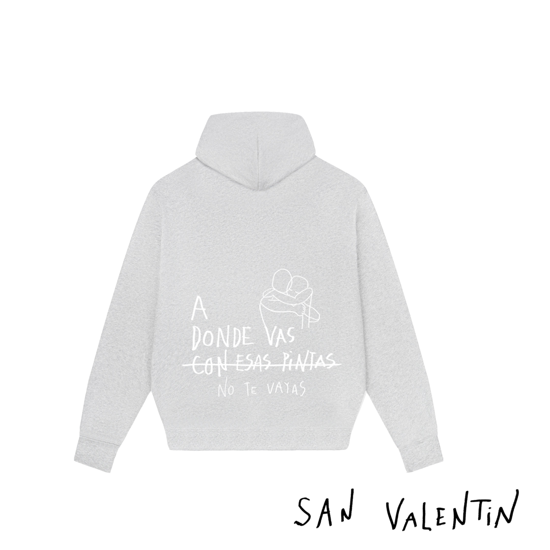 Sudadera San Valentín Gris
